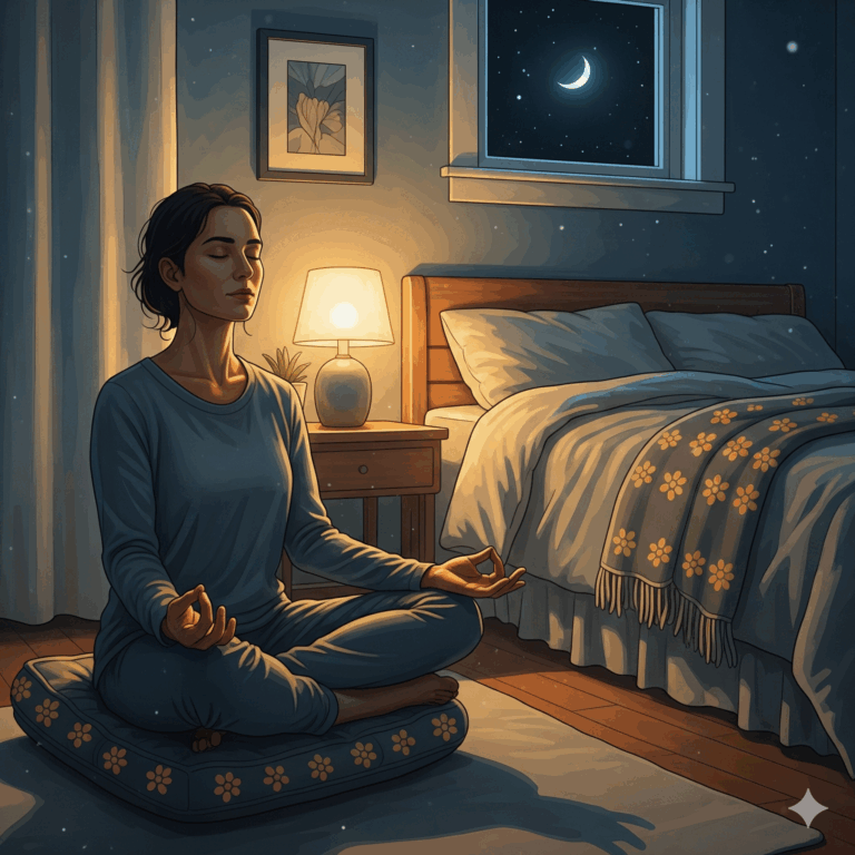 A Guide to Evening Meditation for Deep Relaxation and Restful Sleep